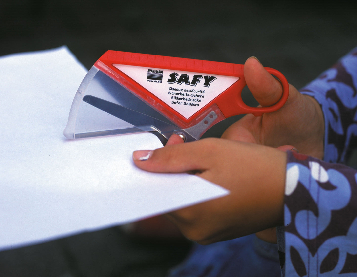 Safy - Sicherheitsschere Avantgarde BLS GmbH, Kopernikusstraße 1, 74670 Forchtenberg; Kontakt: mail@bls.de