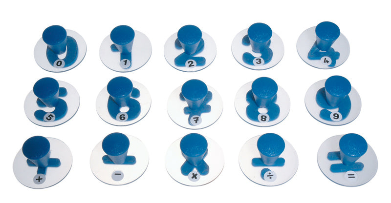 Méga jeu de tampons chiffres 15 pièces