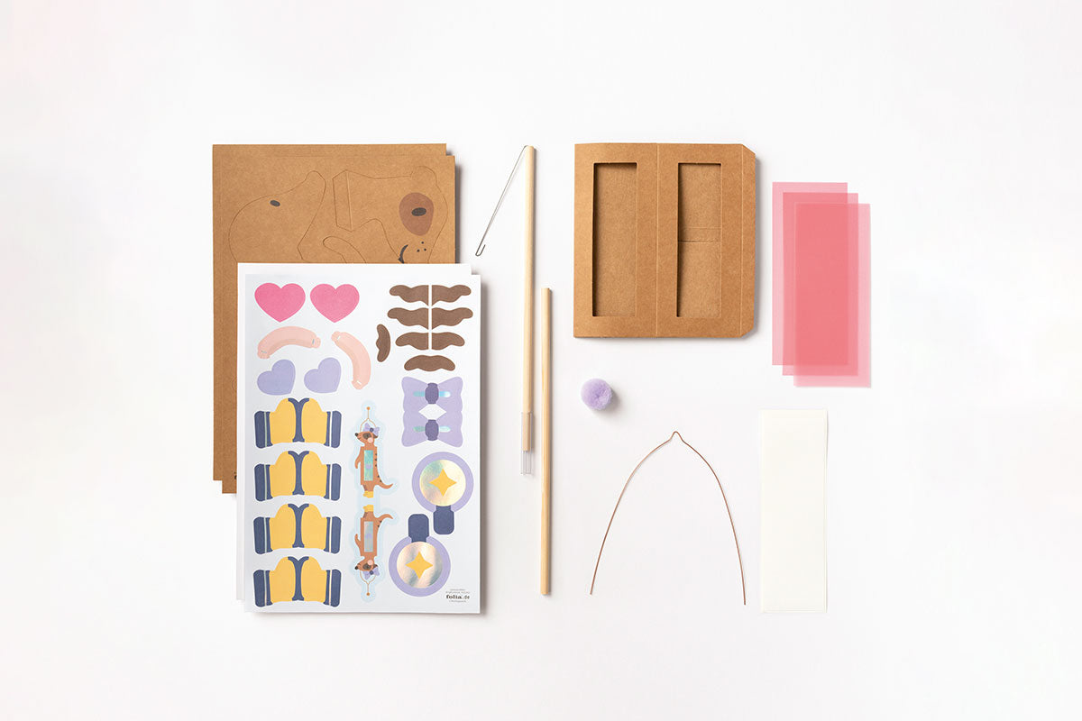 Laternen Bastelset - AUTUMN FRIENDS Folia, Max Bringmann KG, Johann-Höllfritsch-Str. 37, 90530 Wendelstein, E-Mail: info@folia.de