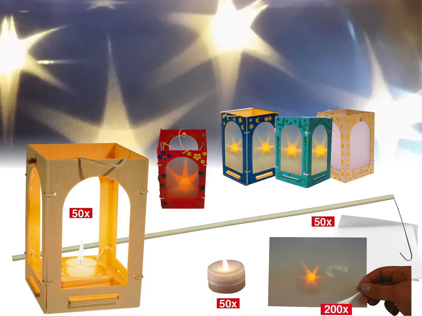 Laterne Stecksystem - Set 50 Avantgarde BLS GmbH, Kopernikusstraße 1, 74670 Forchtenberg; Kontakt: mail@bls.de