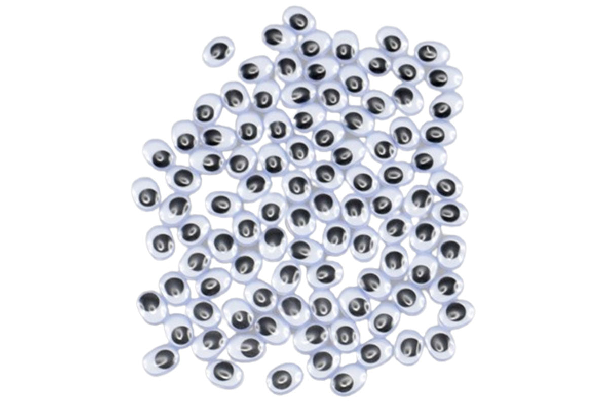 Yeux globuleux ovales - Lot de 100