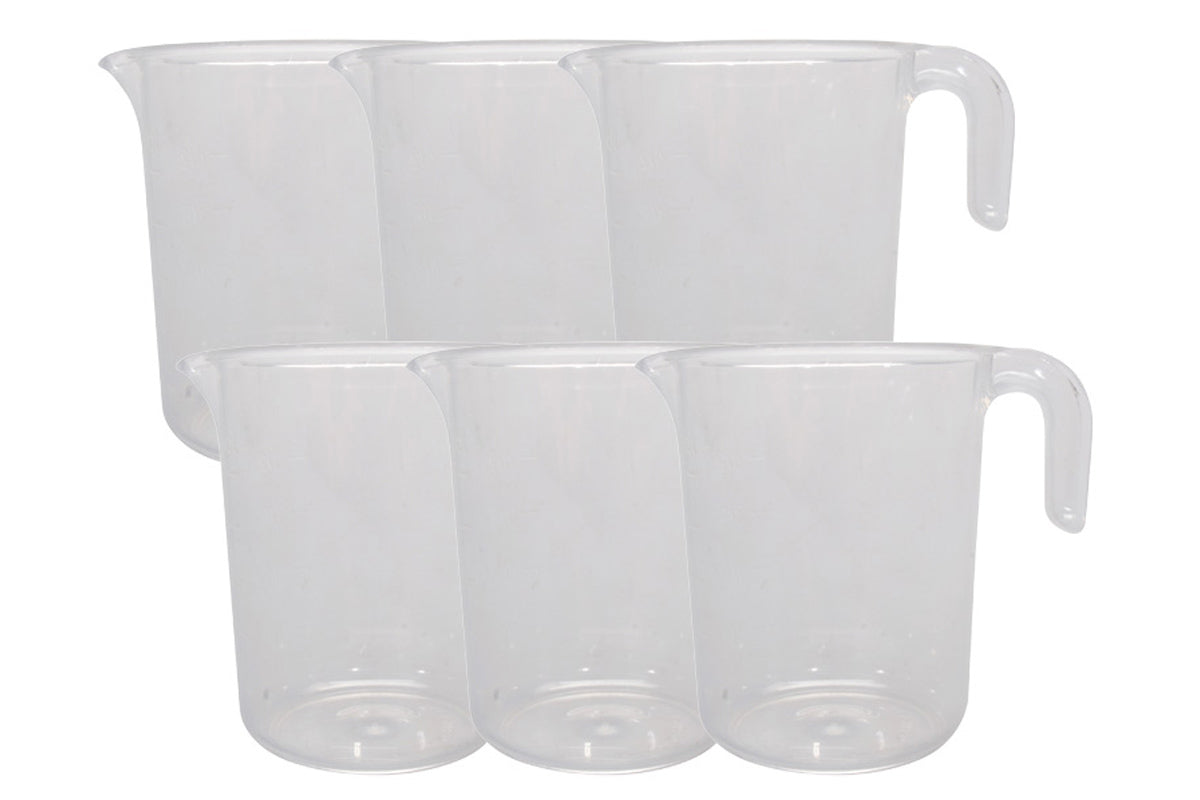 GOWI - Messbecher transparent - Set 6 GOWI® GOWI GmbH, Wertheimweg 12, 8630 Mariazell, Österreich; office@gowi.at