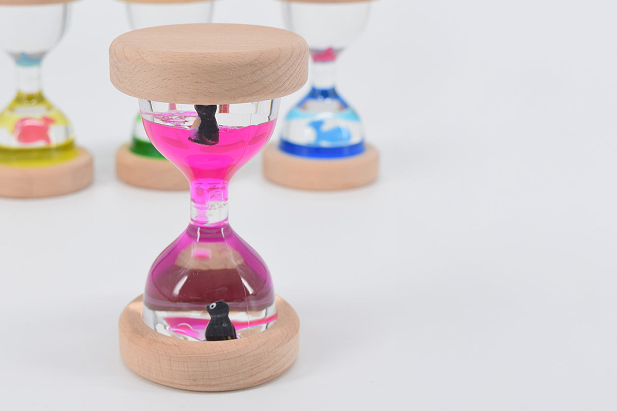 Sablier liquide - bois