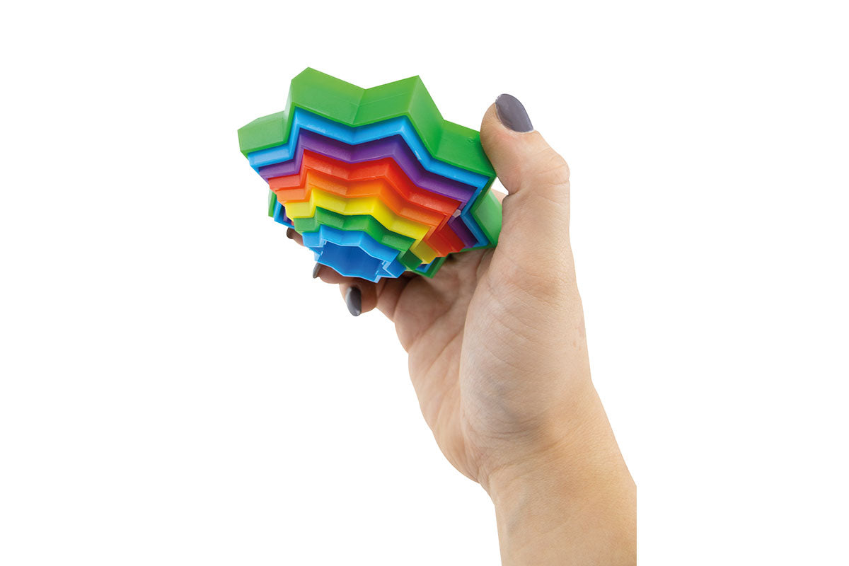 3D Regenbogen Stern Forchtenberger Puzzle & Spiele BLS GmbH, Kopernikusstraße 1, 74670 Forchtenberg; Kontakt: mail@bls.de