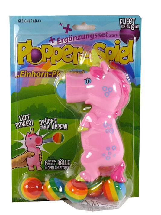 Leif - Plopper Einhorn CHiLA GmbH ...einfach gutes Spielzeug! Kopernikusstraße 1, 74670 Forchtenberg, E-Mail: info@chila.de