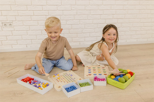 Jeu de tri de billes 18 mm - Lot de 120