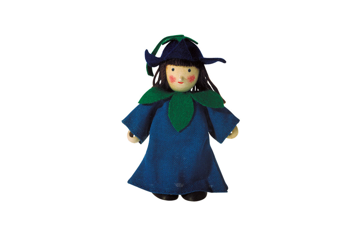 Winzling Biegepuppe - Blumenkind Blau Winzlinge® BLS GmbH, Kopernikusstraße 1, 74670 Forchtenberg; Kontakt: mail@bls.de