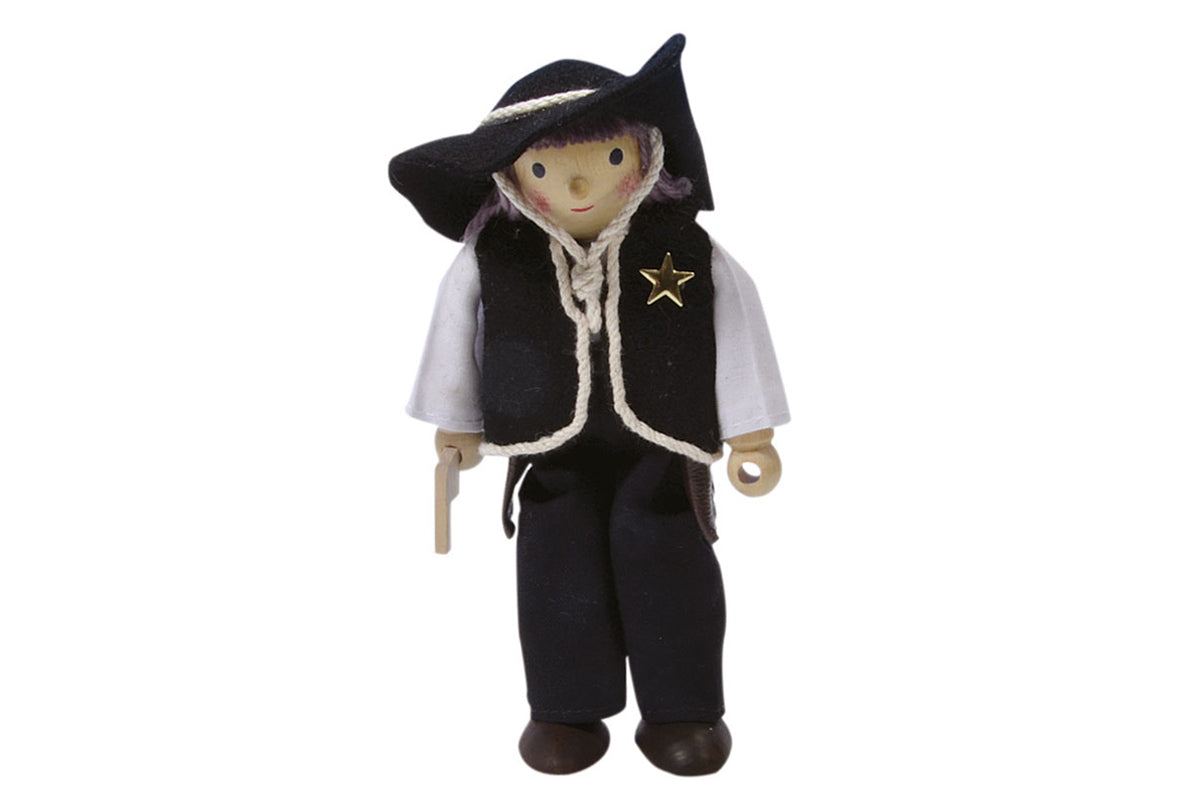 Winzling Biegepuppe - Sheriff Winzlinge® BLS GmbH, Kopernikusstraße 1, 74670 Forchtenberg; Kontakt: mail@bls.de