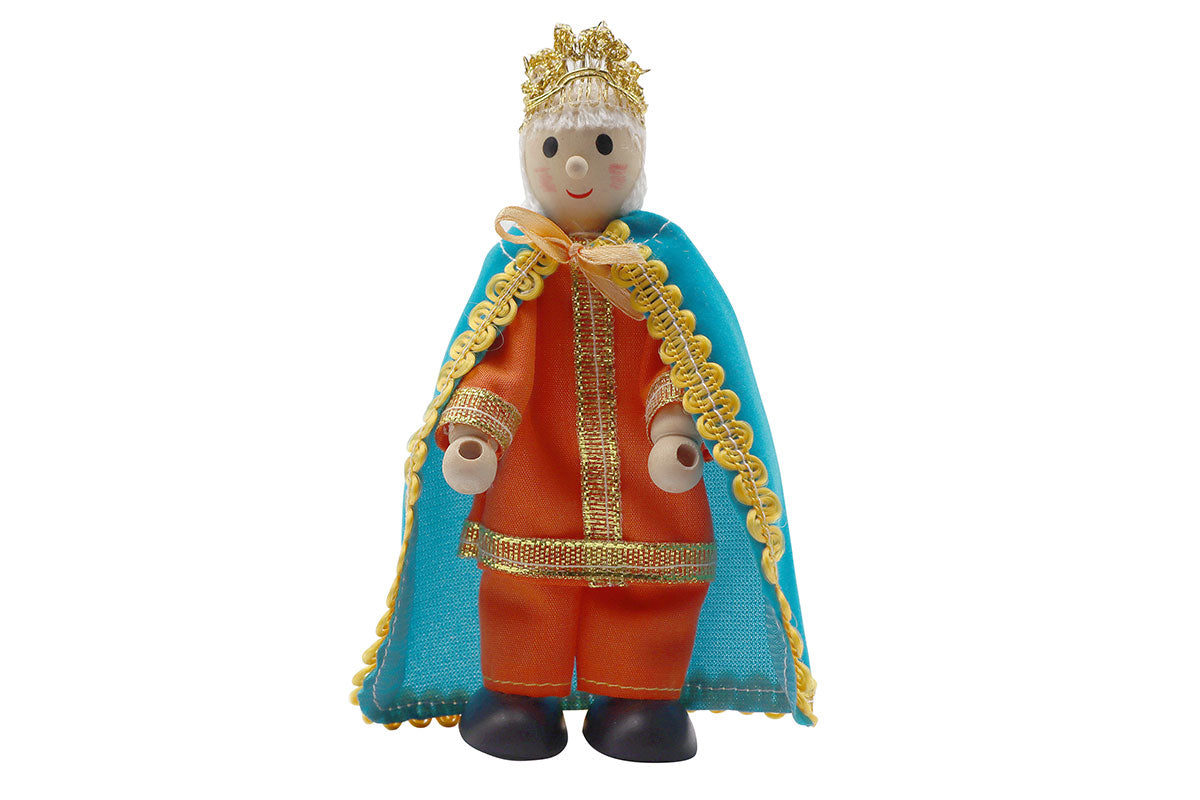 Petite poupée articulée - Roi Louis