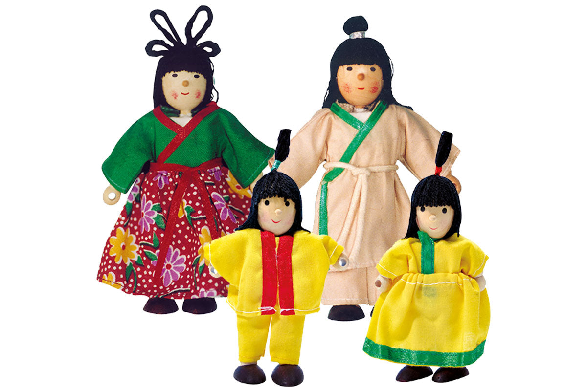 Coffret de mini-poupées articulées - Famille
