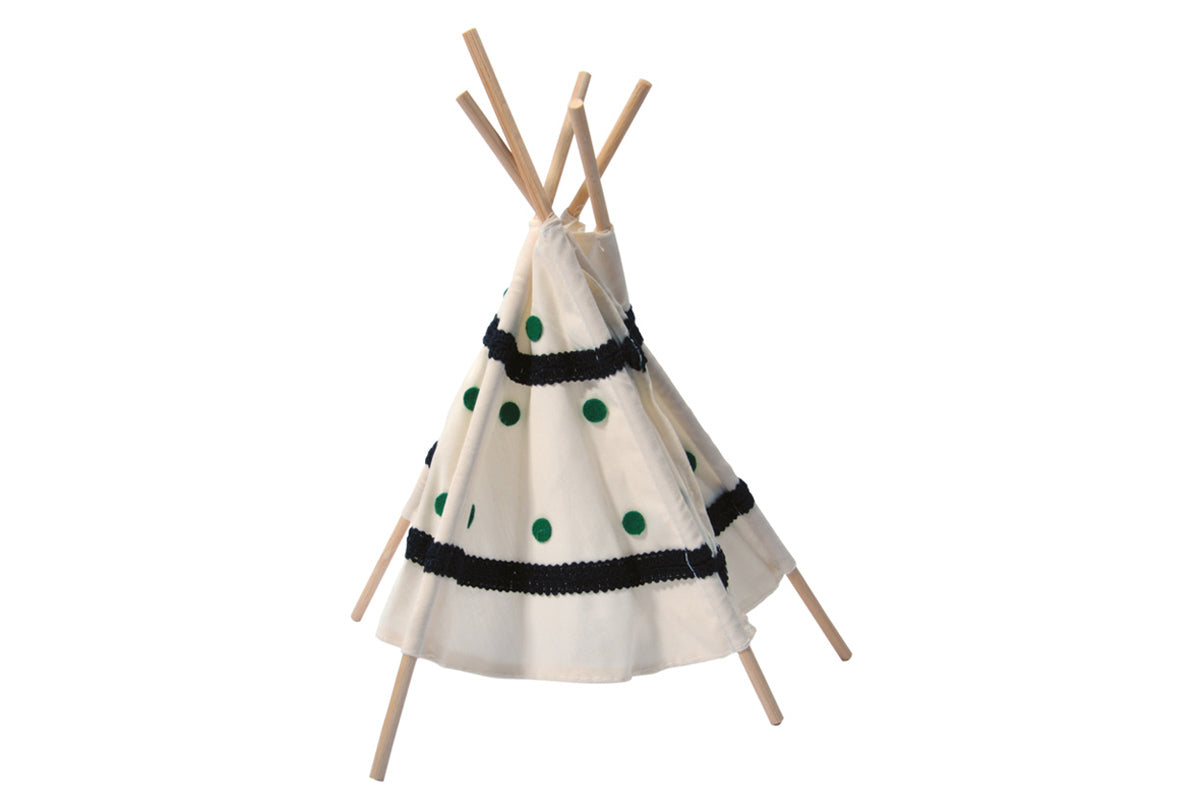 Petite poupée flexible - Tente