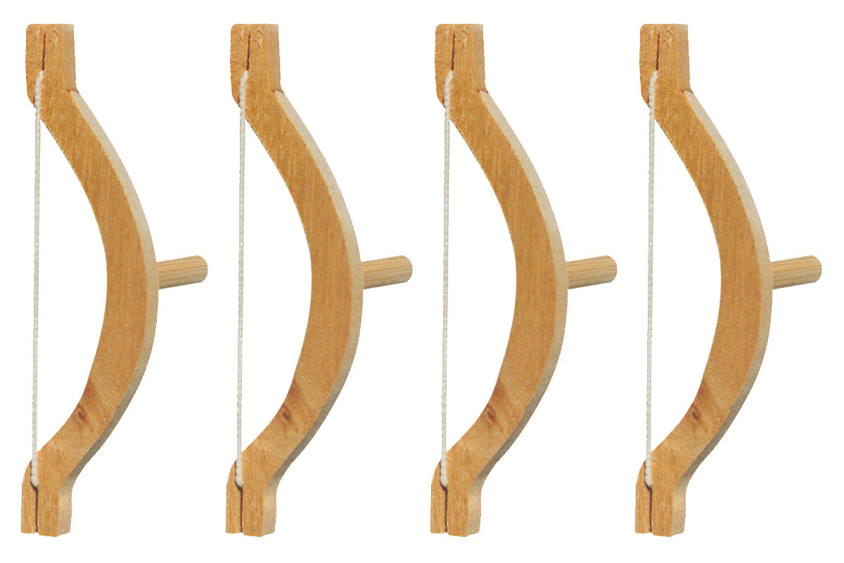 Petite poupée flexible - Nœud - Lot de 4