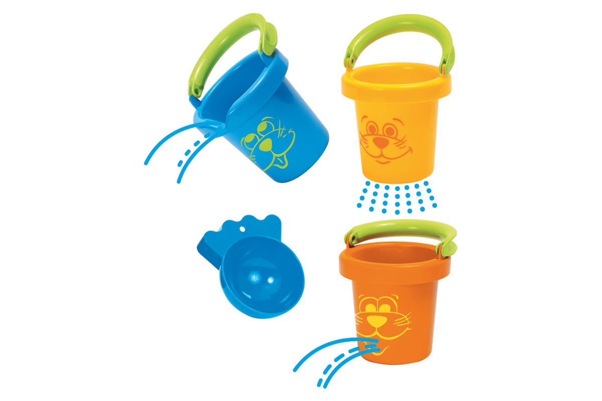 GOWI - Seau de bain - Lot de 4 en filet