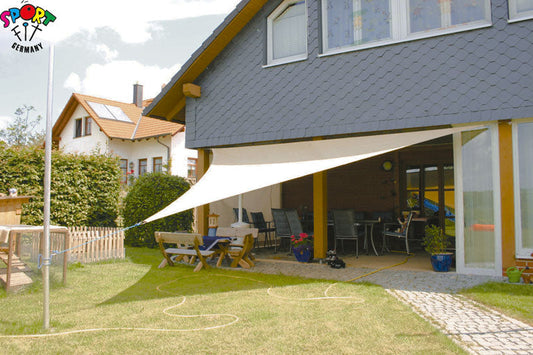 Sonnensegel Triangle - 5 x 5 x 5 Meter SportFit, BLS GmbH, Kopernikusstraße 1, 74670 Forchtenberg, mail@bls.net