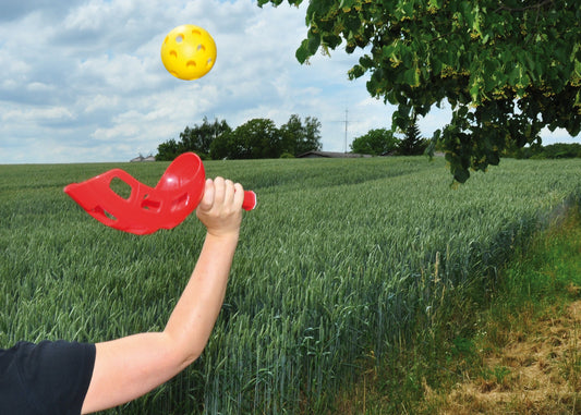 Halbmond Schläger mit Ball - Set 2 SportFit, BLS GmbH, Kopernikusstraße 1, 74670 Forchtenberg, mail@bls.net