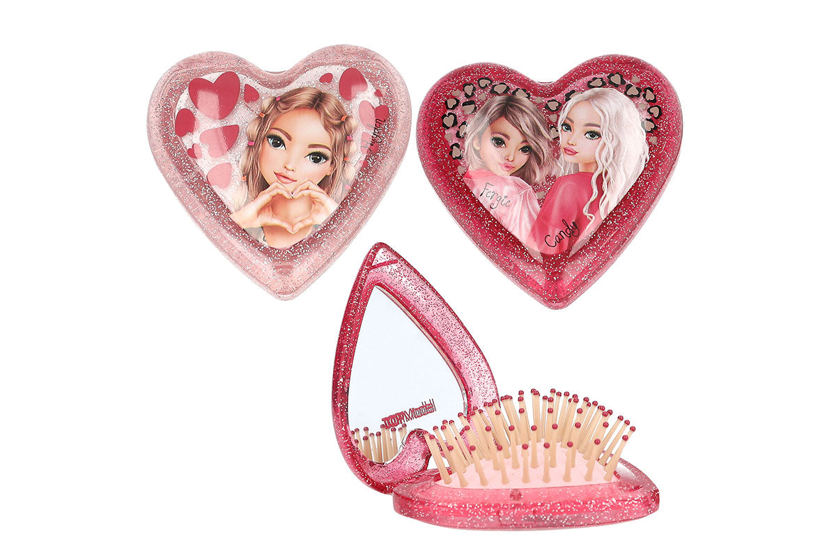 TOPModel Klapphaarbürste Herz LEOHEART