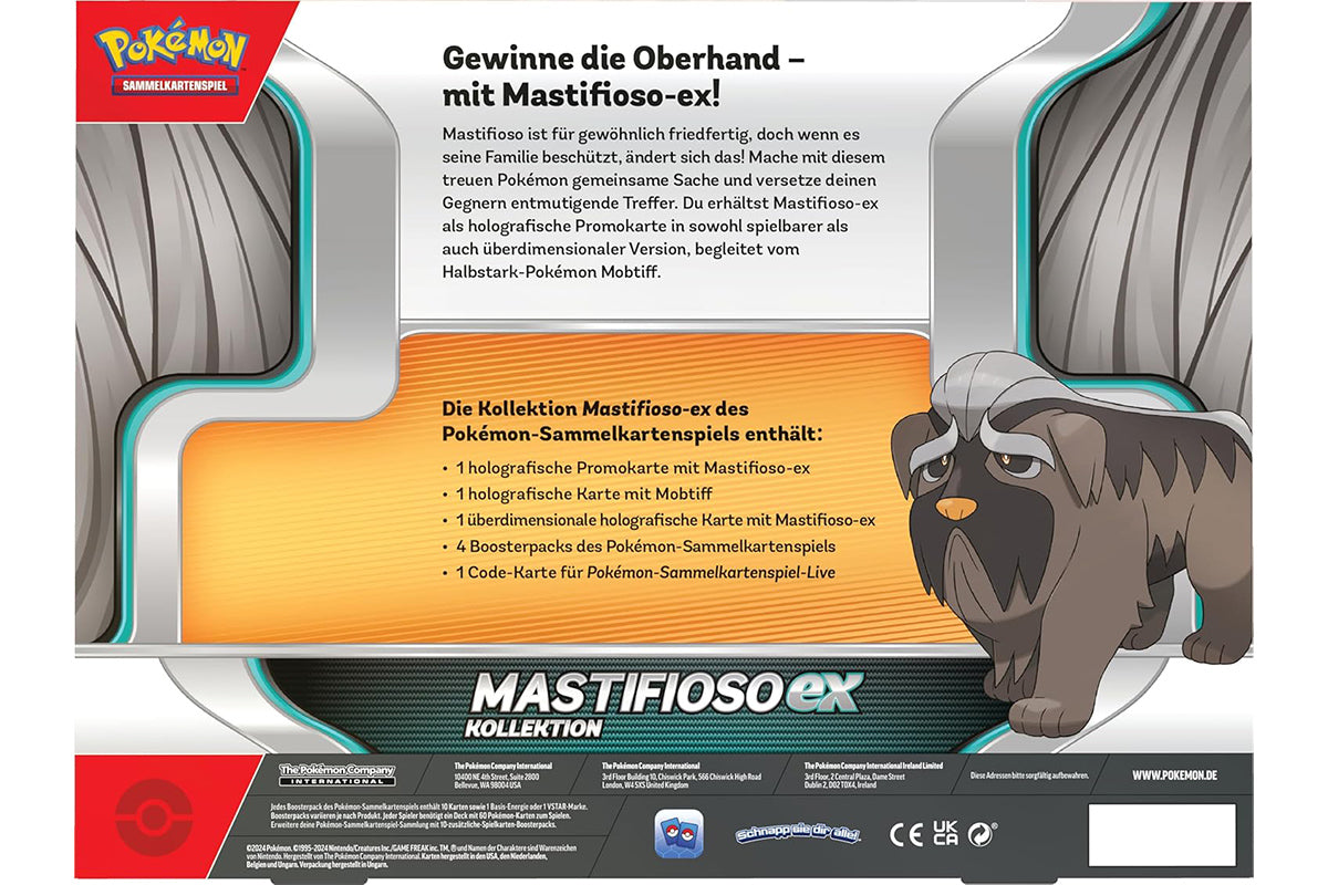 Collection Pokémon - Mastifioso-ex
