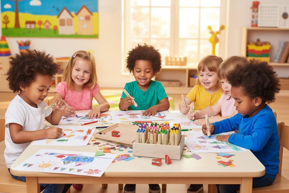 Crayons magiques à la cire - Lot de 72 