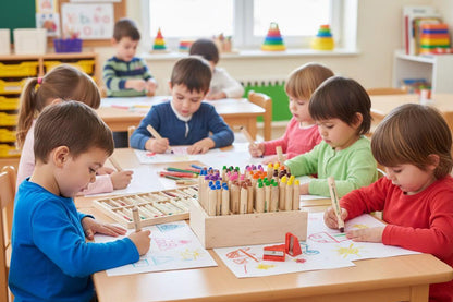 Crayons magiques à la cire - Lot de 72 