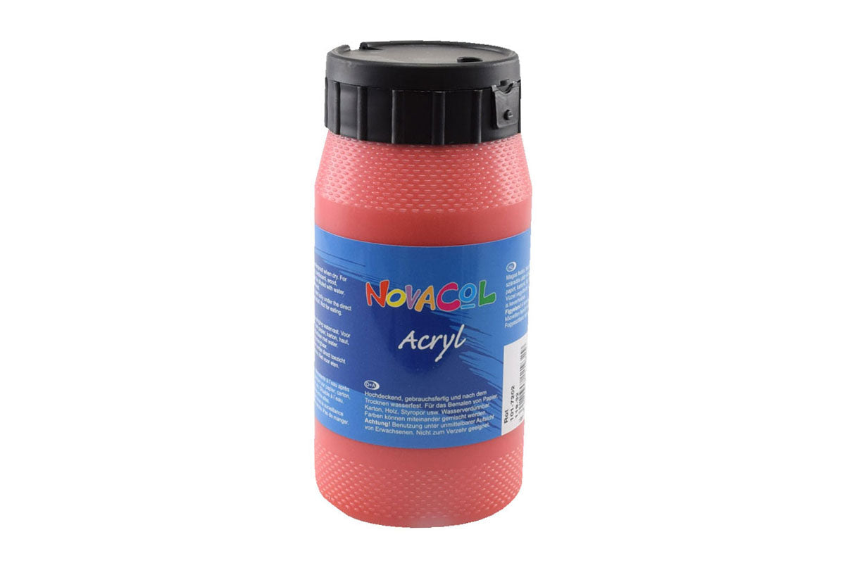 NOVACOL - Acryl 500 ml - hellrot Avantgarde BLS GmbH, Kopernikusstraße 1, 74670 Forchtenberg; Kontakt: mail@bls.de