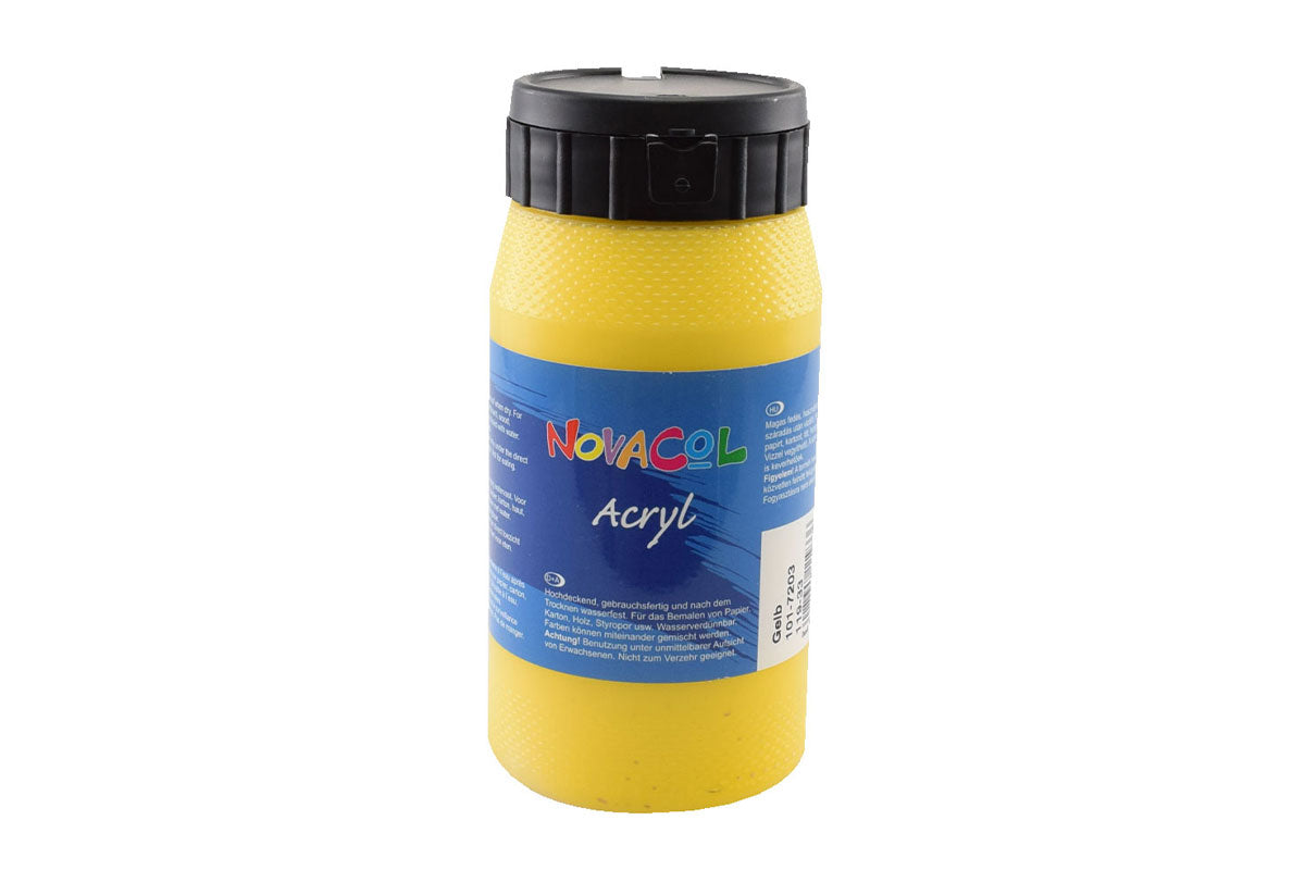 NOVACOL - Acryl 500 ml - gelb Avantgarde BLS GmbH, Kopernikusstraße 1, 74670 Forchtenberg; Kontakt: mail@bls.de