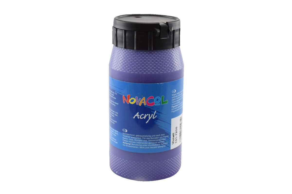 NOVACOL - Acryl 500 ml - violett Avantgarde BLS GmbH, Kopernikusstraße 1, 74670 Forchtenberg; Kontakt: mail@bls.de