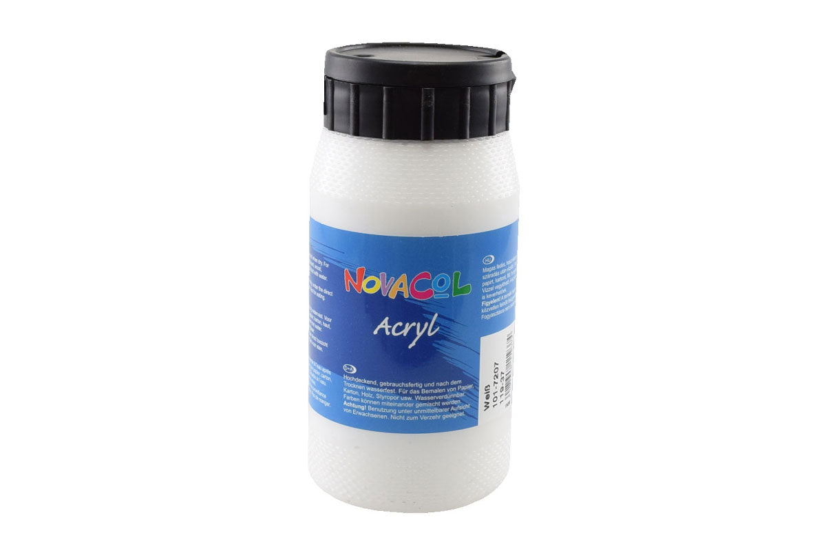 NOVACOL - Acryl 500 ml - weiß Avantgarde BLS GmbH, Kopernikusstraße 1, 74670 Forchtenberg; Kontakt: mail@bls.de
