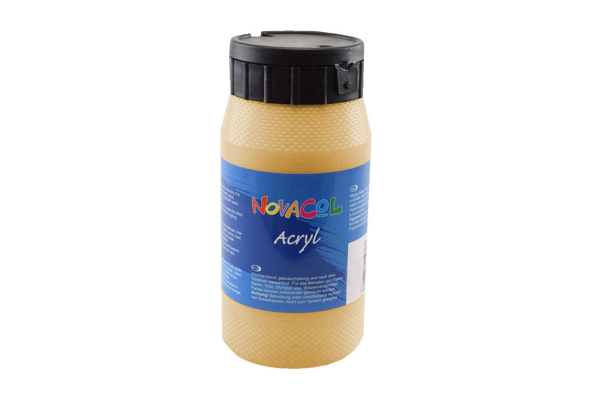 NOVACOL - Acryl 500 ml - ocker Avantgarde BLS GmbH, Kopernikusstraße 1, 74670 Forchtenberg; Kontakt: mail@bls.de