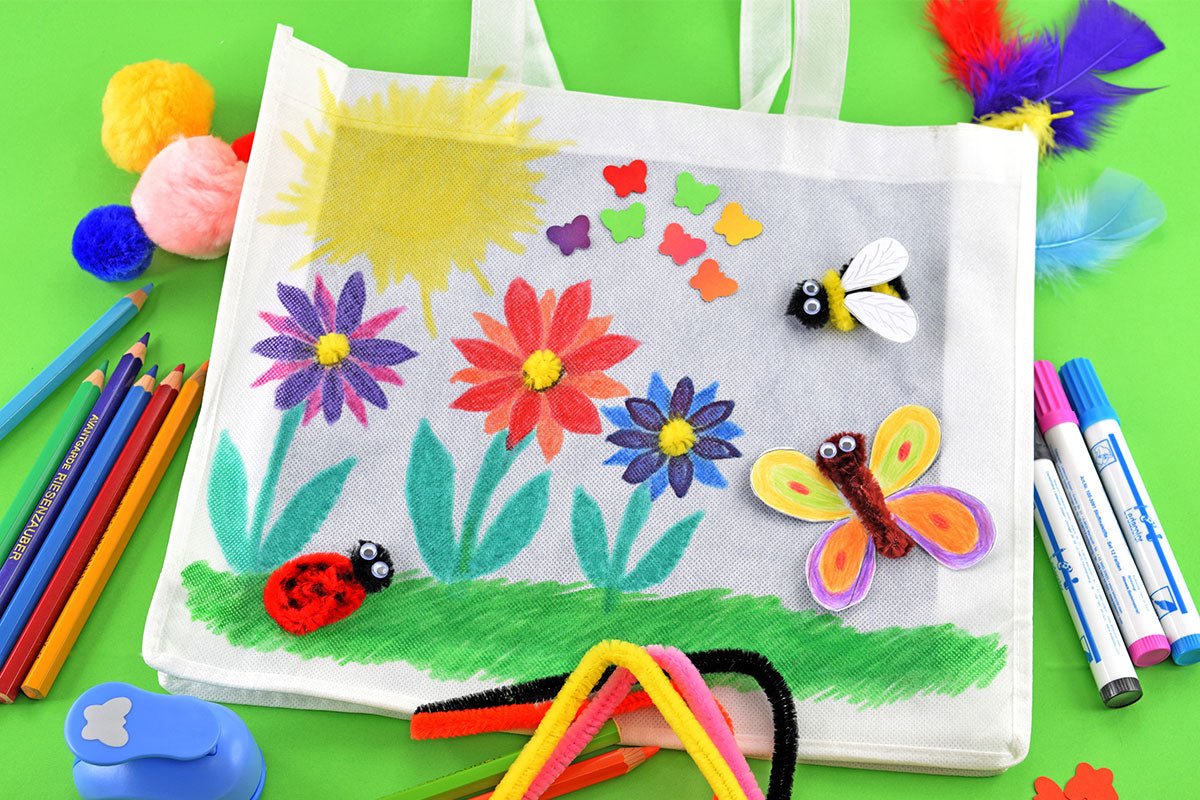 Stoffpapiertasche - Weiß Avantgarde BLS GmbH, Kopernikusstraße 1, 74670 Forchtenberg; Kontakt: mail@bls.de