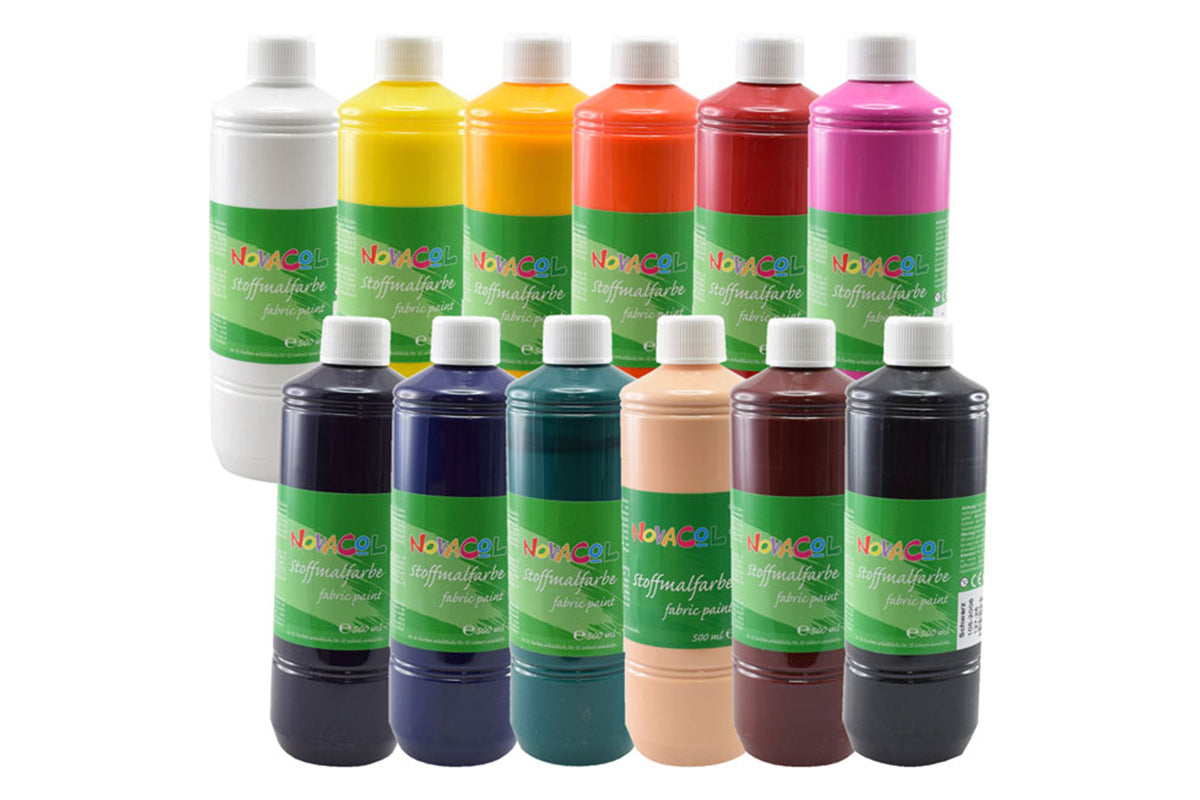 Stoffmalfarbe - Set 12 Avantgarde BLS GmbH, Kopernikusstraße 1, 74670 Forchtenberg; Kontakt: mail@bls.de