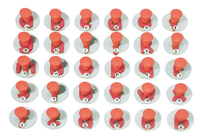 Méga jeu de tampons Alphabet Lettres minuscules
