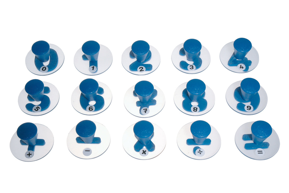 Méga jeu de tampons chiffres 15 pièces