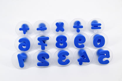 Méga jeu de tampons chiffres 15 pièces