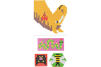 Perles thermocollantes - gabarits de motifs