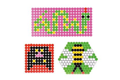 Perles thermocollantes - gabarits de motifs