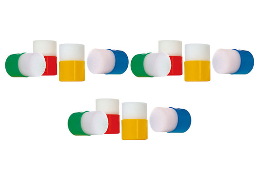 GOWI - Pinceaux en mousse - Lot de 12 