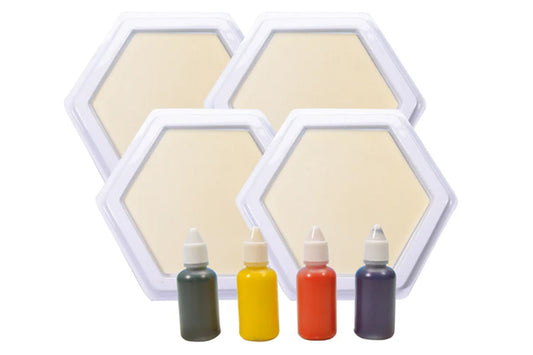 Mega-Stempelkissen - Set 4 Avantgarde BLS GmbH, Kopernikusstraße 1, 74670 Forchtenberg; Kontakt: mail@bls.de