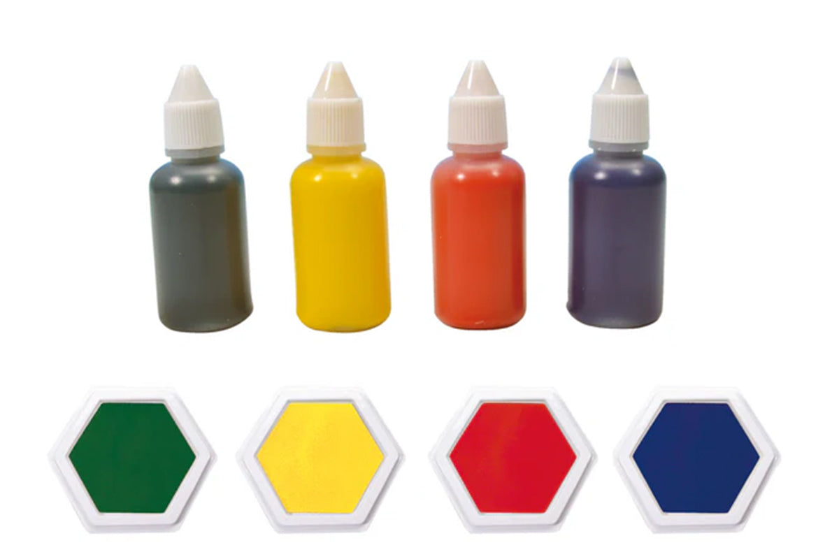 Mega-Stempelkissen - Set 4 Avantgarde BLS GmbH, Kopernikusstraße 1, 74670 Forchtenberg; Kontakt: mail@bls.de