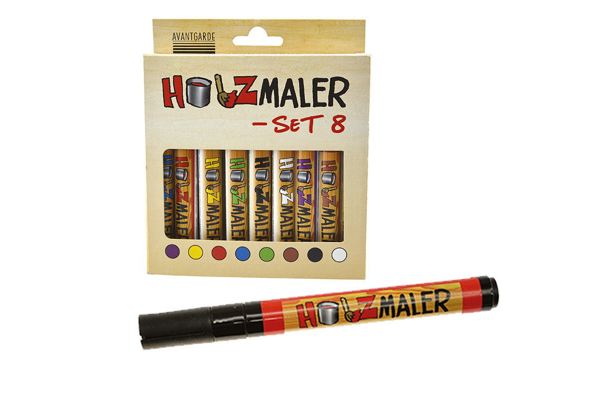 Holzmaler - Set 8 Avantgarde BLS GmbH, Kopernikusstraße 1, 74670 Forchtenberg; Kontakt: mail@bls.de