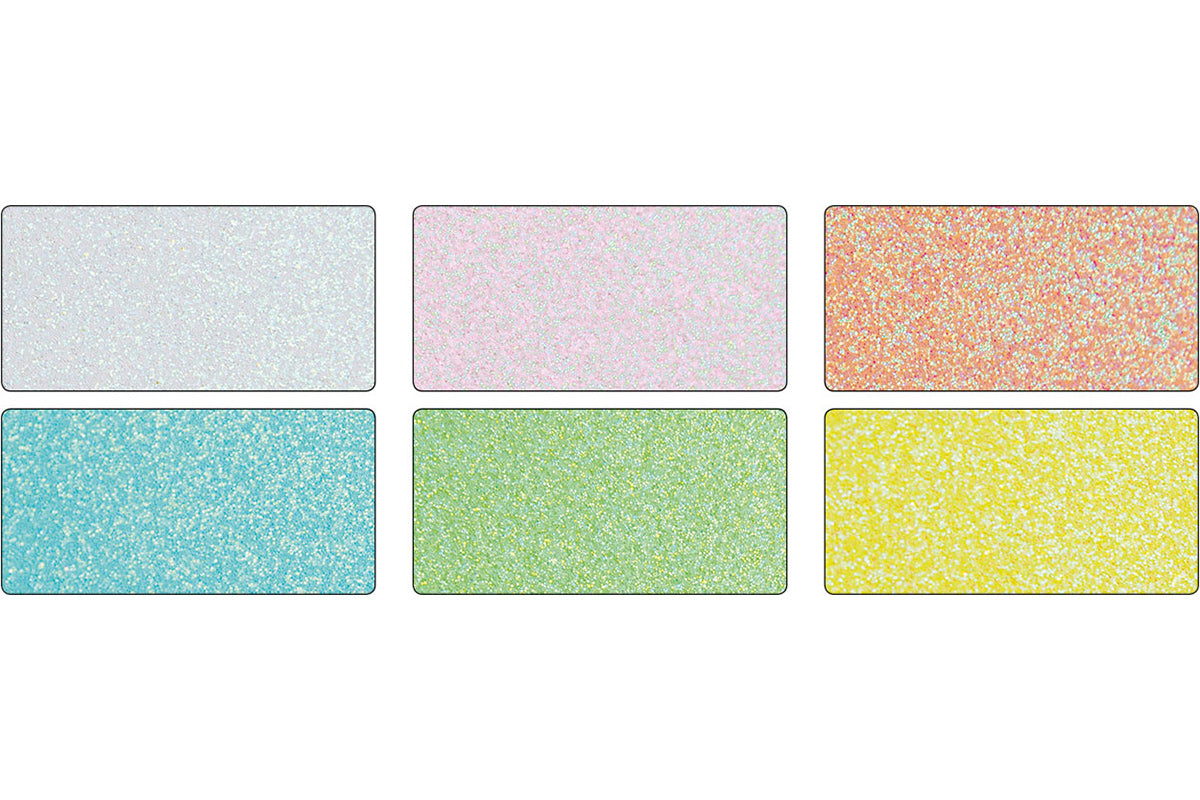 Glitterkarton Block - Pastell Folia, Max Bringmann KG, Johann-Höllfritsch-Str. 37, 90530 Wendelstein, E-Mail: info@folia.de