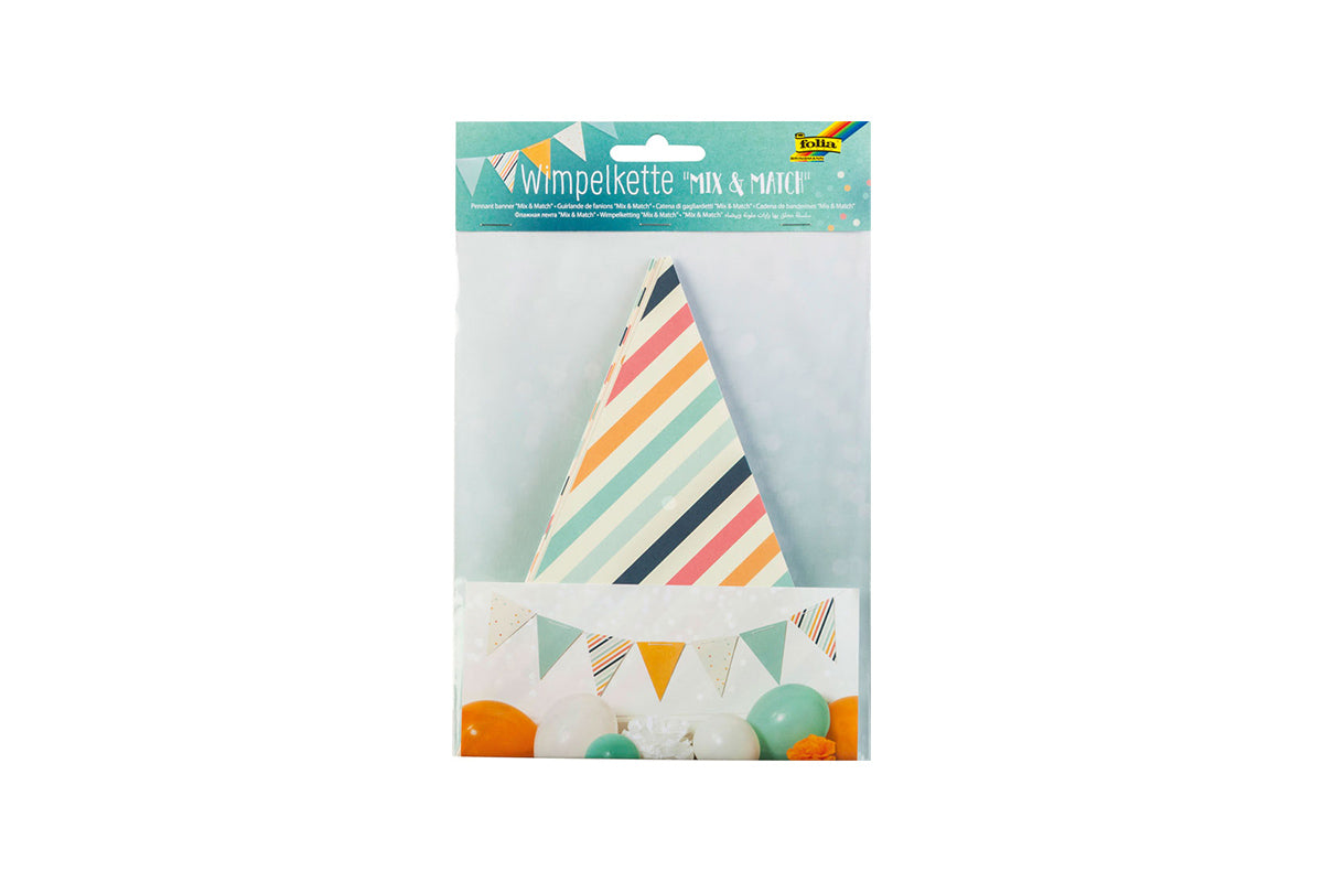 Guirlande de fanions - "Mix &amp; Match" 