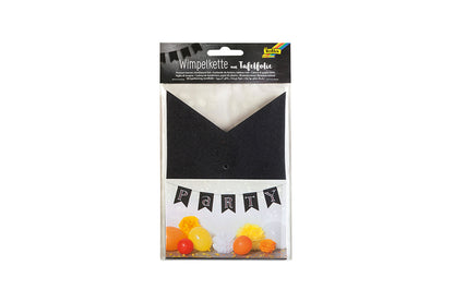 Guirlande de fanions en papier ardoise 