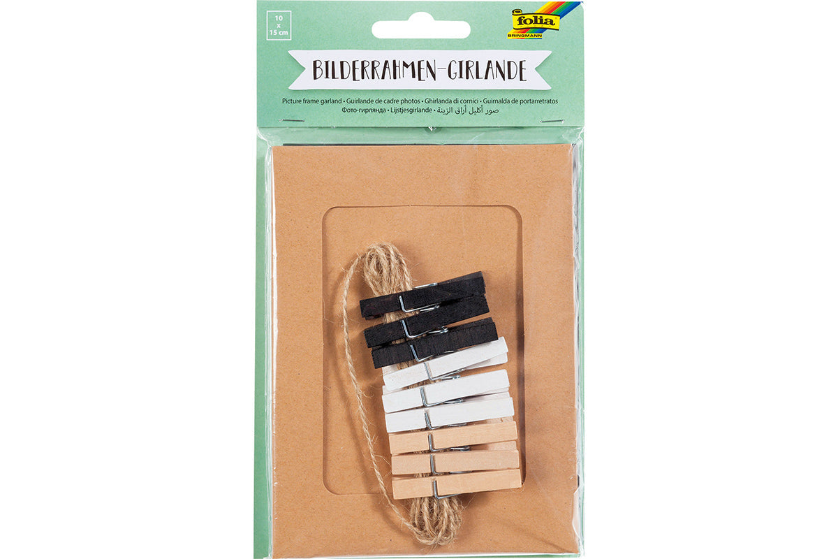 Bilderrahmen Set - Girlande Folia, Max Bringmann KG, Johann-Höllfritsch-Str. 37, 90530 Wendelstein, E-Mail: info@folia.de