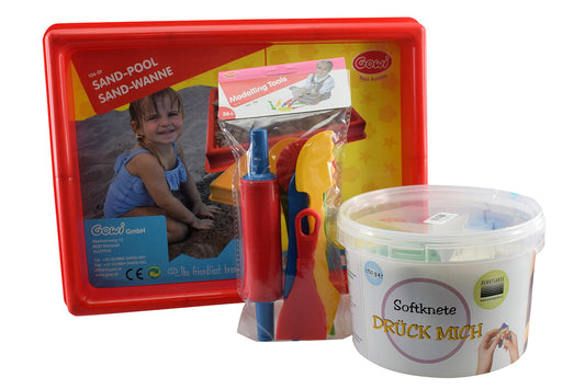 DRÜCK MICH Softknete + Zubehör Avantgarde BLS GmbH, Kopernikusstraße 1, 74670 Forchtenberg; Kontakt: mail@bls.de