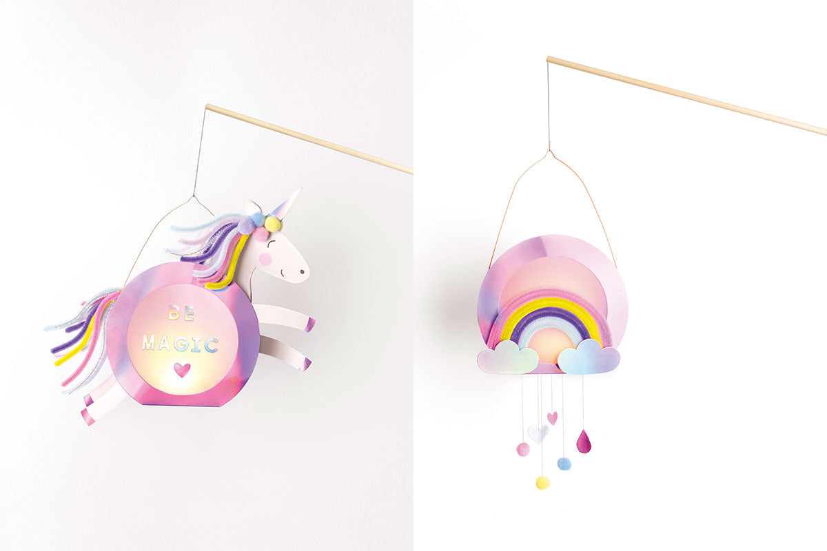 Laternen Bastelset - SWEET RAINBOW Folia, Max Bringmann KG, Johann-Höllfritsch-Str. 37, 90530 Wendelstein, E-Mail: info@folia.de