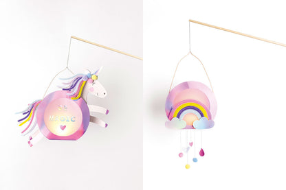 Laternen Bastelset - SWEET RAINBOW Folia, Max Bringmann KG, Johann-Höllfritsch-Str. 37, 90530 Wendelstein, E-Mail: info@folia.de