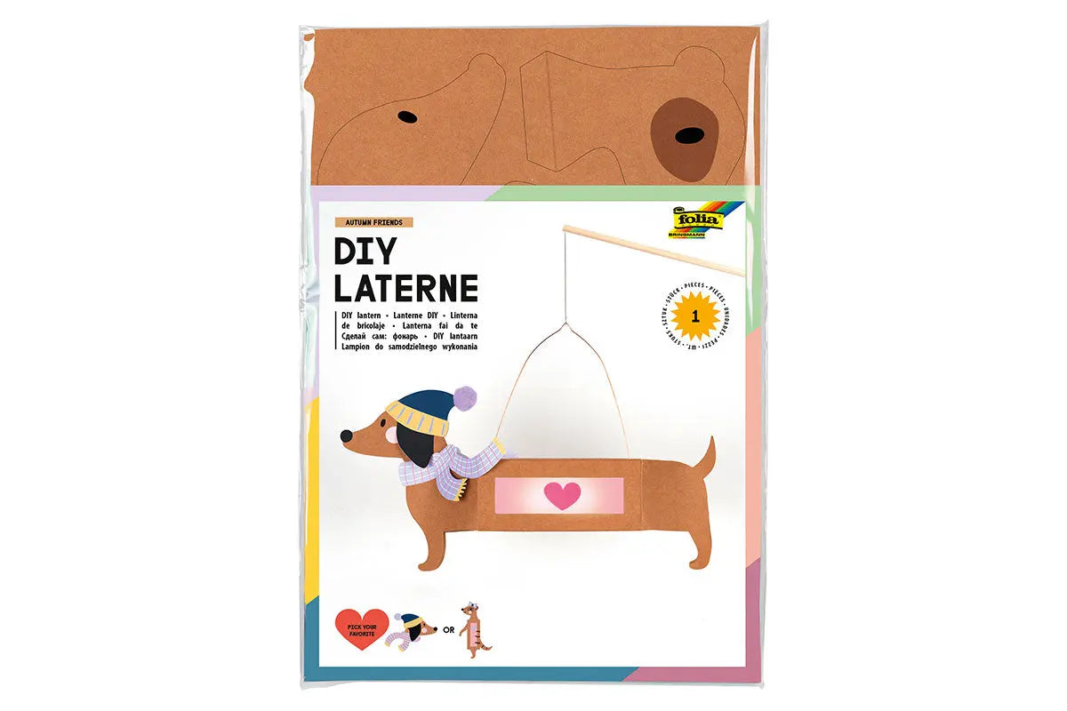Laternen Bastelset - AUTUMN FRIENDS - CHiLA ...einfach gutes Spielzeug!