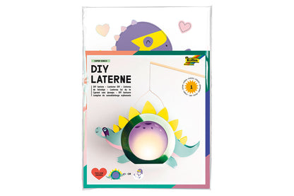Laternen Bastelset - SUPER DINOS Folia, Max Bringmann KG, Johann-Höllfritsch-Str. 37, 90530 Wendelstein, E-Mail: info@folia.de