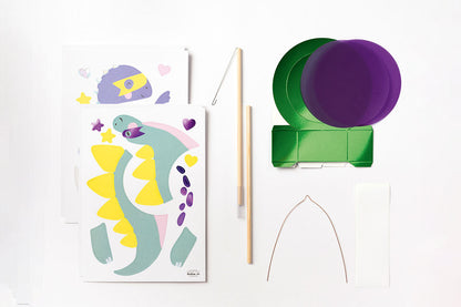 Laternen Bastelset - SUPER DINOS Folia, Max Bringmann KG, Johann-Höllfritsch-Str. 37, 90530 Wendelstein, E-Mail: info@folia.de