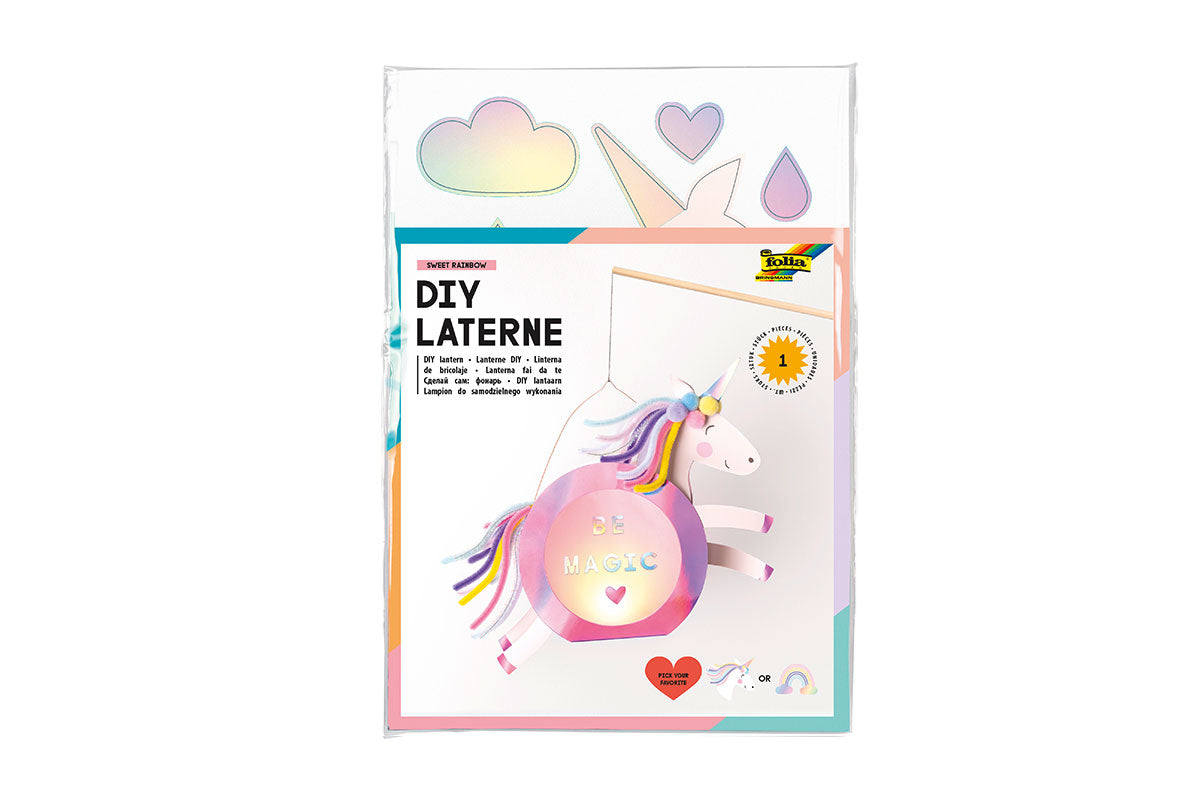 Laternen Bastelset – Pony Folia, Max Bringmann KG, Johann-Höllfritsch-Str. 37, 90530 Wendelstein, E-Mail: info@folia.de